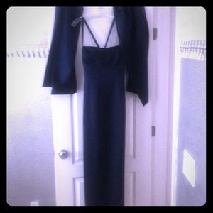 Formal dress with matching wrap